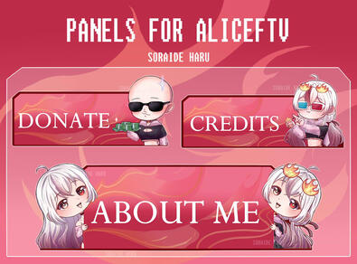 PANELS TWITCH-3 X $40 USD PANELS TWITCH-3 X $40 USD